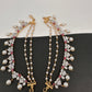 AD Ruby Red Stone Earchain