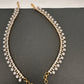 American Diamonds Pearls Earchain
