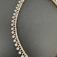 American Diamonds Pearls Earchain
