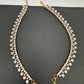 American Diamonds Pearls Earchain