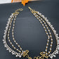American Diamonds Pearls Champaswaralu Kanchain Earchain