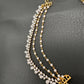 American Diamonds Pearls Champaswaralu Kanchain Earchain