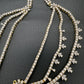 Champaasawaralu Earchain Triple Layer American Diamonds Kanchain