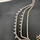 Champaasawaralu Earchain Triple Layer American Diamonds Kanchain