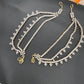 Champaasawaralu Earchain Triple Layer American Diamonds Kanchain