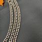 Champaasawaralu Earchain Triple Layer American Diamonds Kanchain
