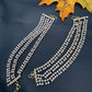 Champaasawaralu Earchain Triple Layer American Diamonds Kanchain