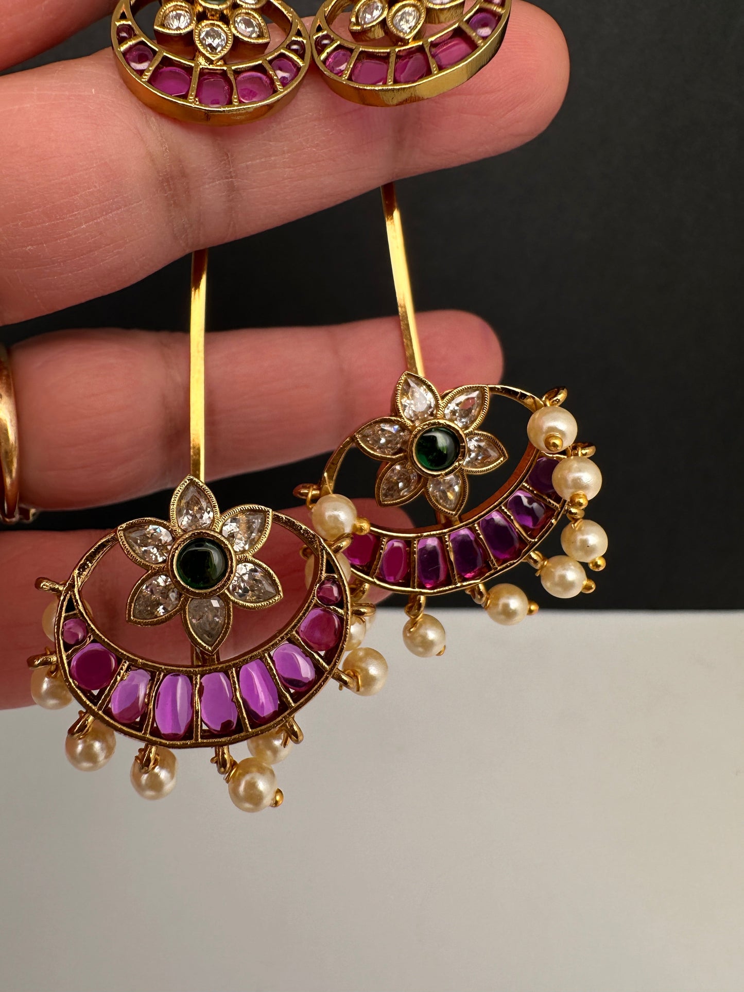 Kemp Ear Cuffs with Pearls