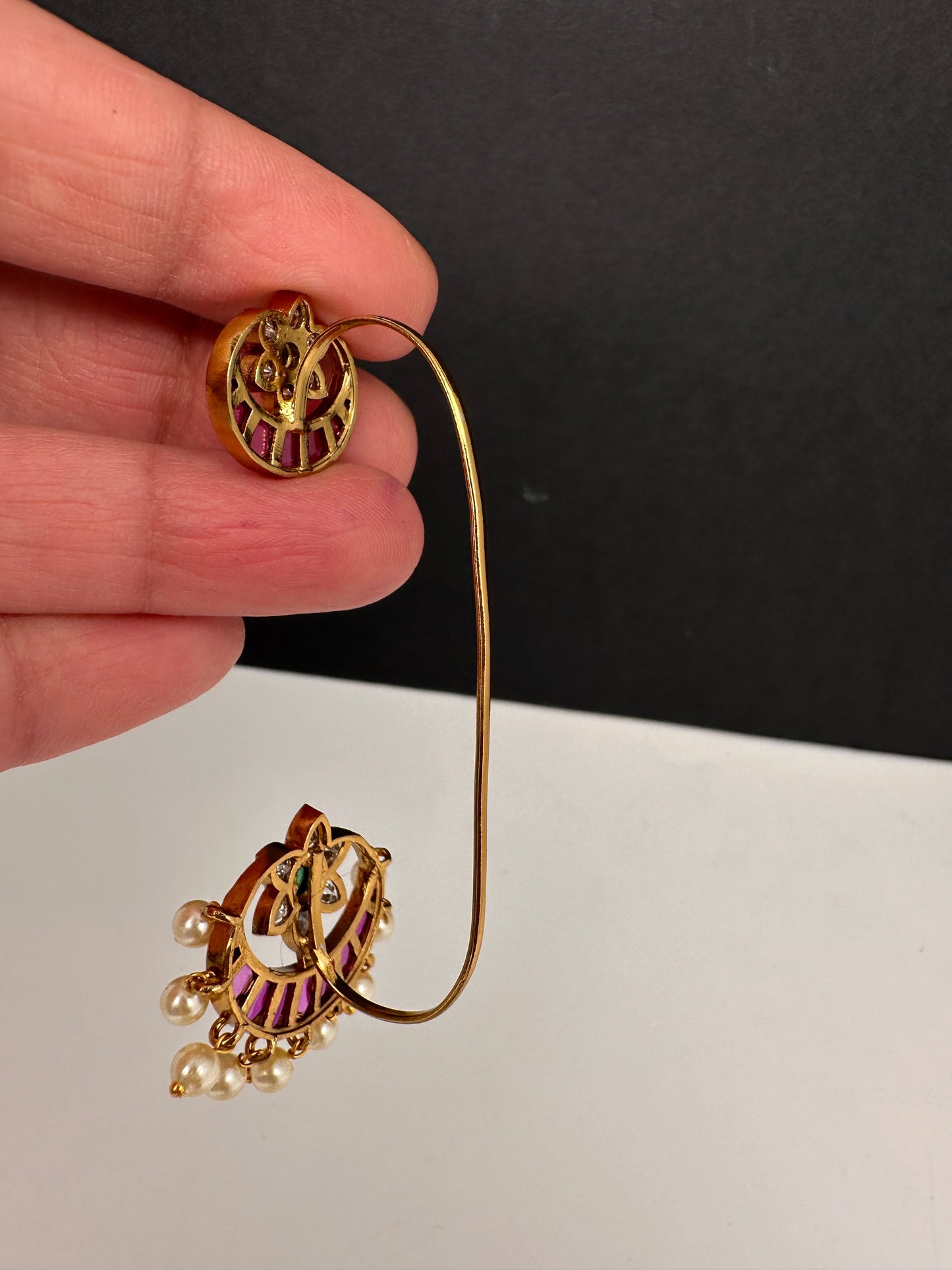 Kemp Ear Cuffs with Pearls