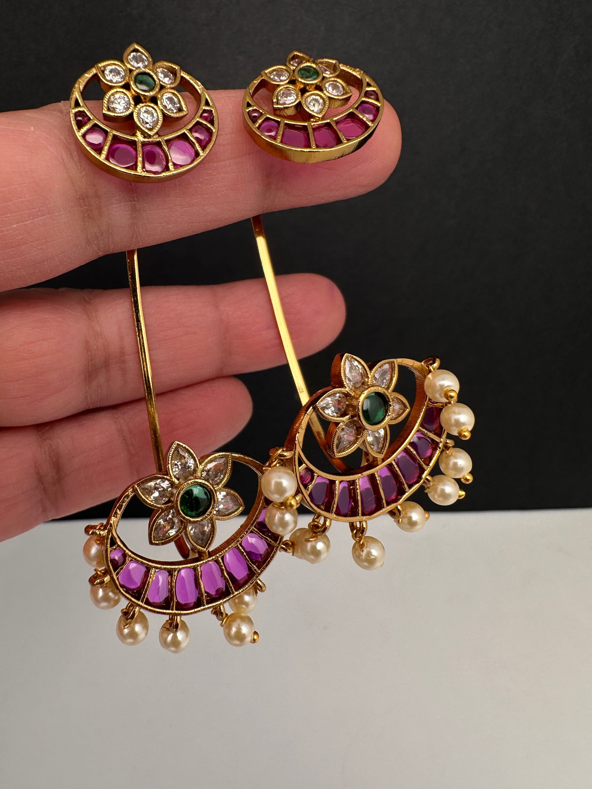 Kemp Ear Cuffs with Pearls