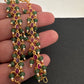 Jadau Kundan Green Beads Matilu Earchain - 