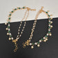 AD Color Stone Ear Chain - EC000150