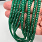 Green Emerald Real Beads Mala Necklace