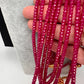 Ruby Pink Real Beads Mala Necklace
