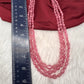 Pink Rose Quartz Beads Mala Necklace