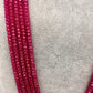 Ruby Pink Real Beads Mala Necklace