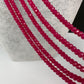 Ruby Pink Real Beads Mala Necklace