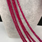 Ruby Pink Real Beads Mala Necklace