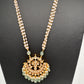 Jadau Kundan Pendent Rice Pearls Necklace