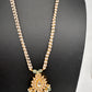 Jadau Kundan Pendent Rice Pearls Necklace
