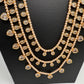 Multi layer CZ Pearls Teen Lada Necklace