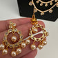 Multi layer CZ Pearls Teen Lada Necklace