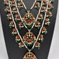 Multi layer Kemp Pearls Teen Lada Necklace