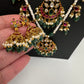 Multi layer Kemp Pearls Teen Lada Necklace