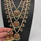 Multi layer Kemp Pearls Teen Lada Necklace