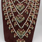 Multi layer Kemp Pearls Panch Lada Necklace