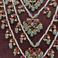 Multi layer Kemp Pearls Panch Lada Necklace