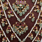 Multi layer Kemp Pearls Panch Lada Necklace