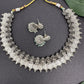 Goddess Lakshmi kassu Silver Replica Short Necklace