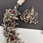 Ganesh Gungaroo Silver Replica Short Necklace