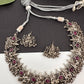 Ganesh Gungaroo Silver Replica Short Necklace
