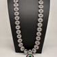 Oxidized Green AD Long Necklace