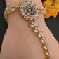AD Clear Stone Haath Phool Panja