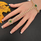 AD Color Stone Haath Phool Panja - HP000023