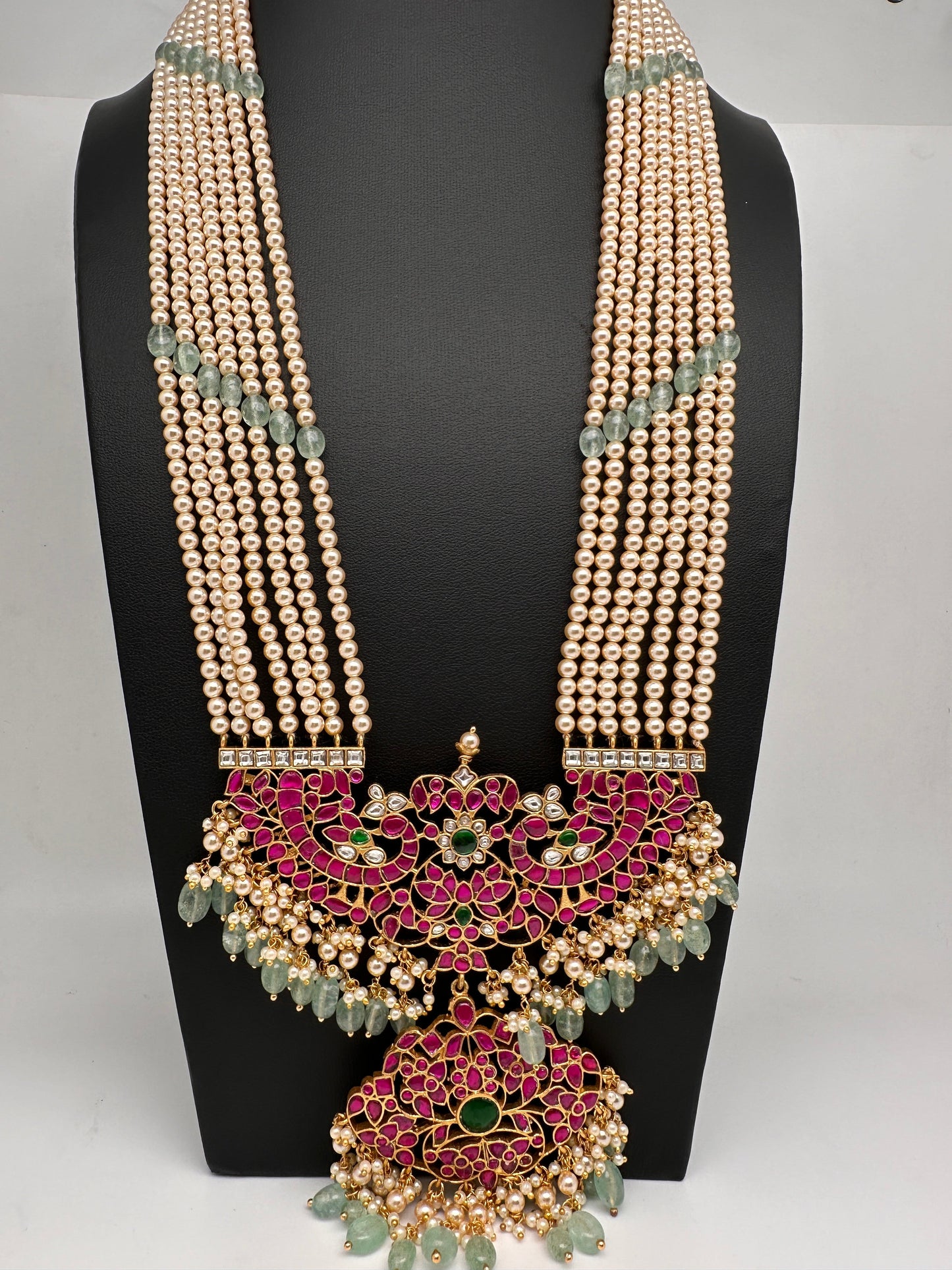Jadau Kundan Pearls Rani Haar Necklace
