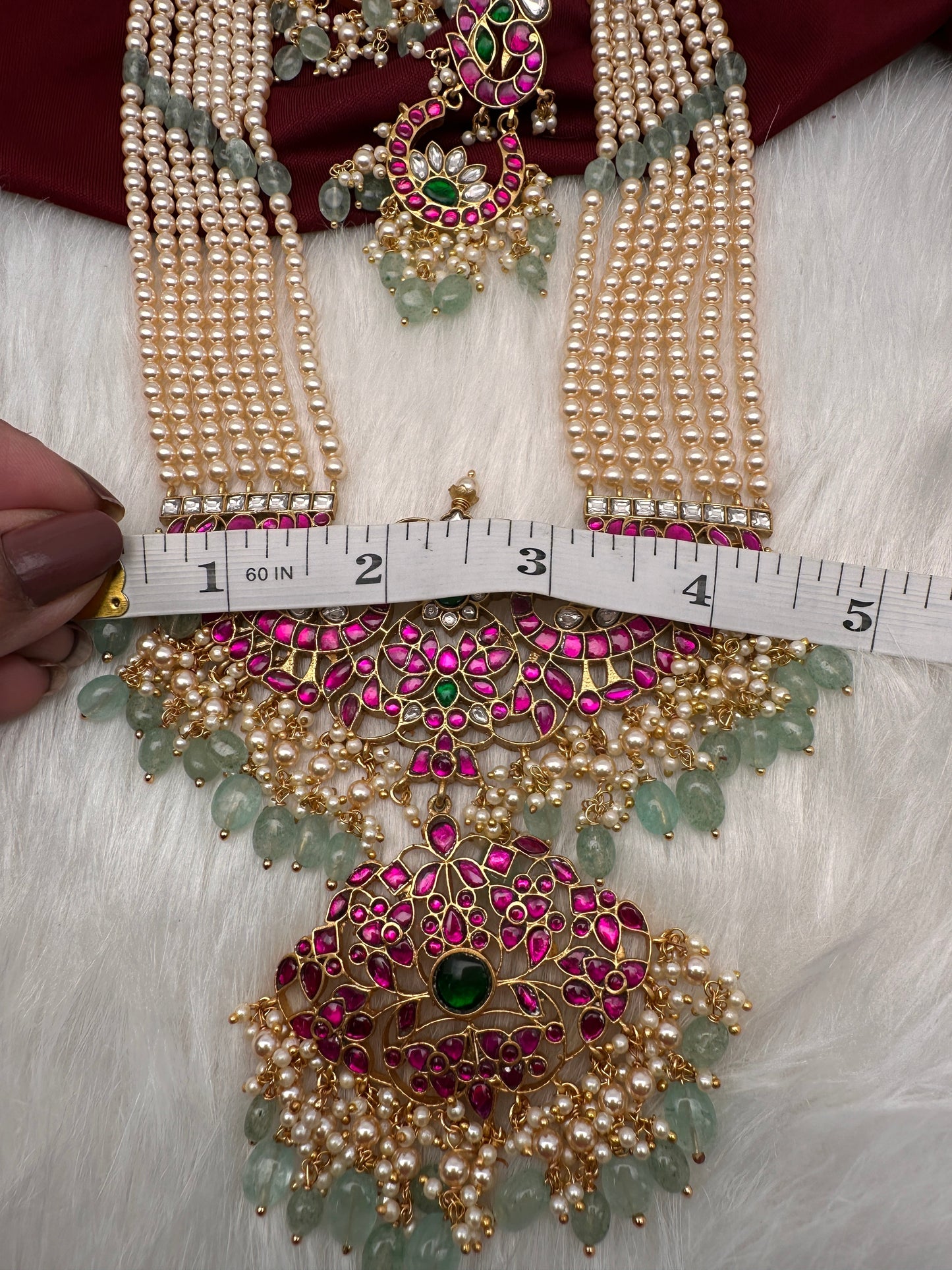 Jadau Kundan Pearls Rani Haar Necklace