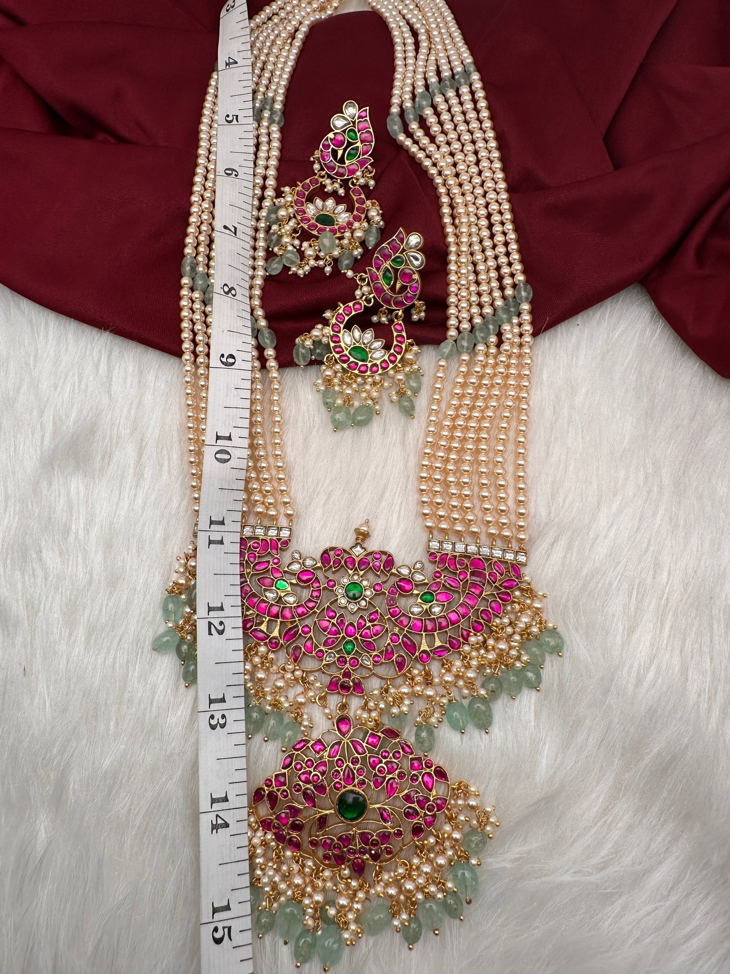 Jadau Kundan Pearls Rani Haar Necklace