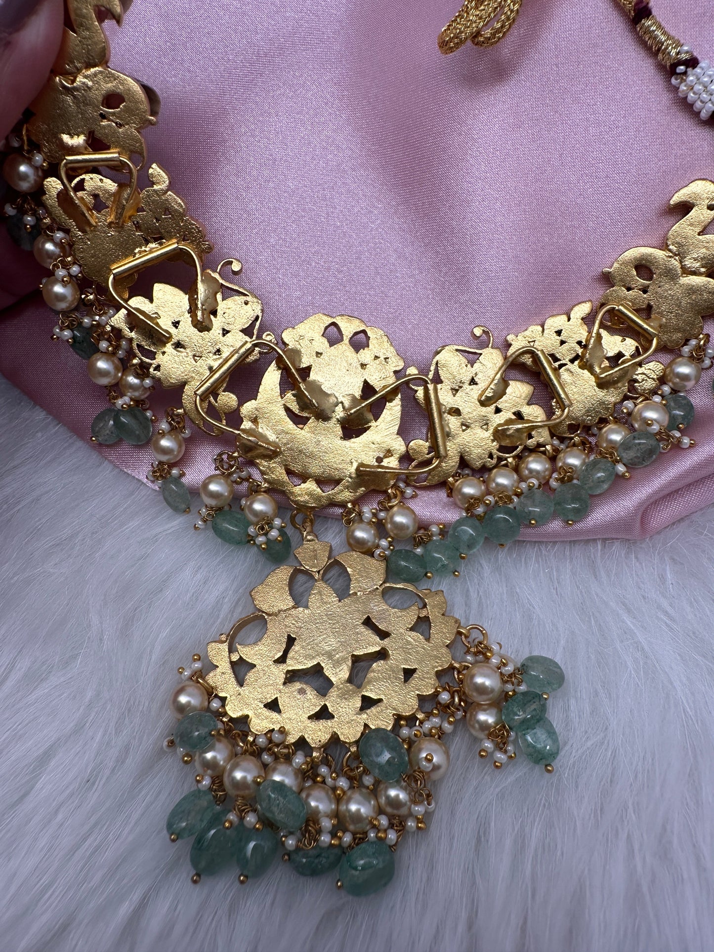 Jadau Kundan Neckline Necklace