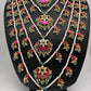 Jadau Kundan Multi Layer Panch Lada Pearl Necklace