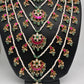 Jadau Kundan Multi Layer Panch Lada Pearl Necklace