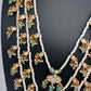Jadau Kundan Multi Layer Teen Lada Pearl Necklace
