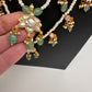 Jadau Kundan Multi Layer Teen Lada Pearl Necklace