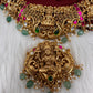 Goddess Lakshmi Nakshi Jadau Kundan Short Necklace