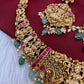 Goddess Lakshmi Nakshi Jadau Kundan Short Necklace