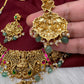 Goddess Lakshmi Nakshi Jadau Kundan Short Necklace