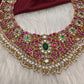 Jadau Kundan Emerald Pearls Short Necklace